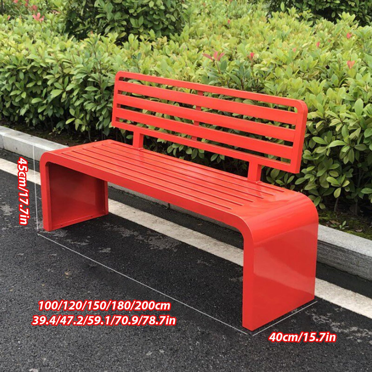 Cast Iron Outdoor Patio Bench L78656