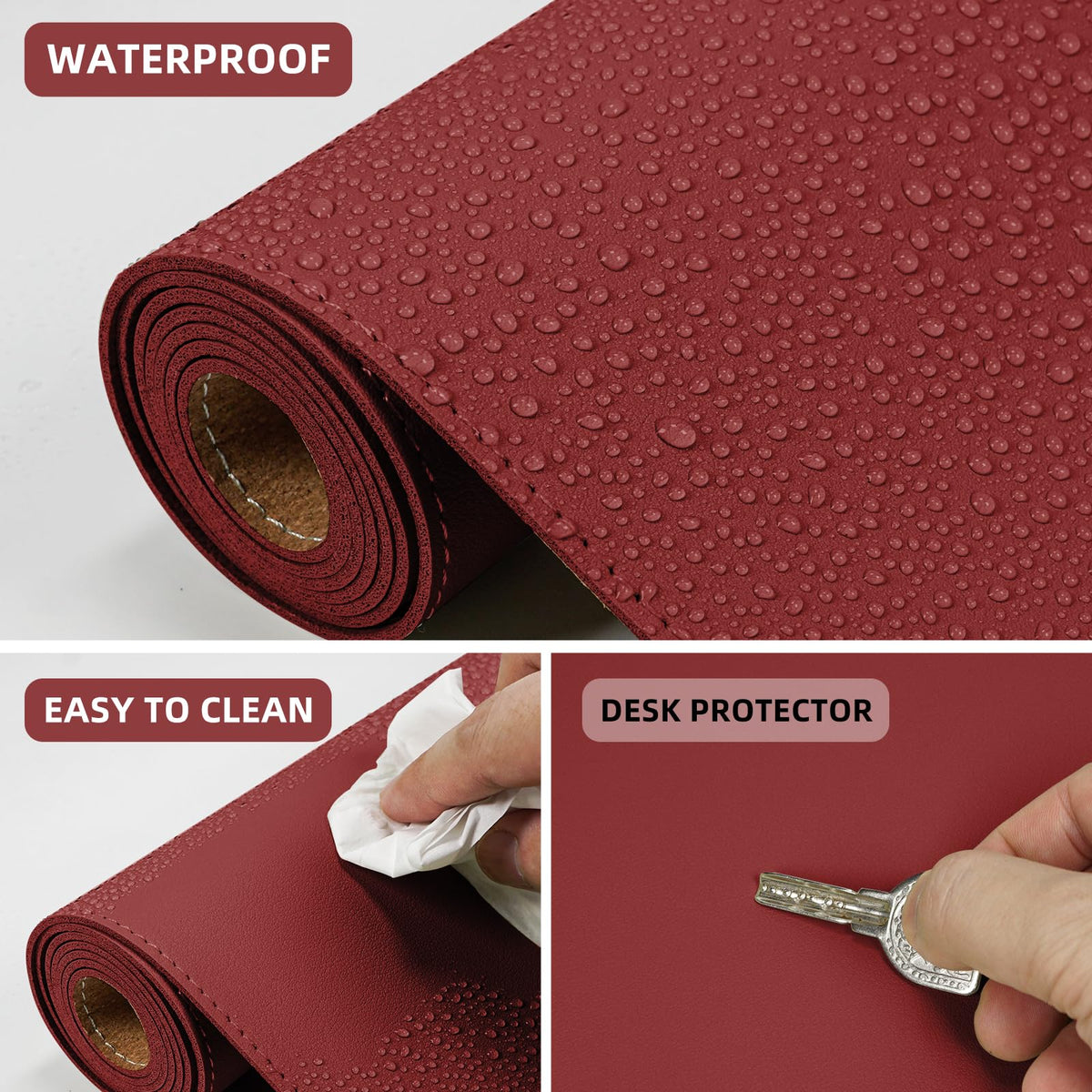 Cork & PU Leather Desk Mat 47" x 23.6" M528