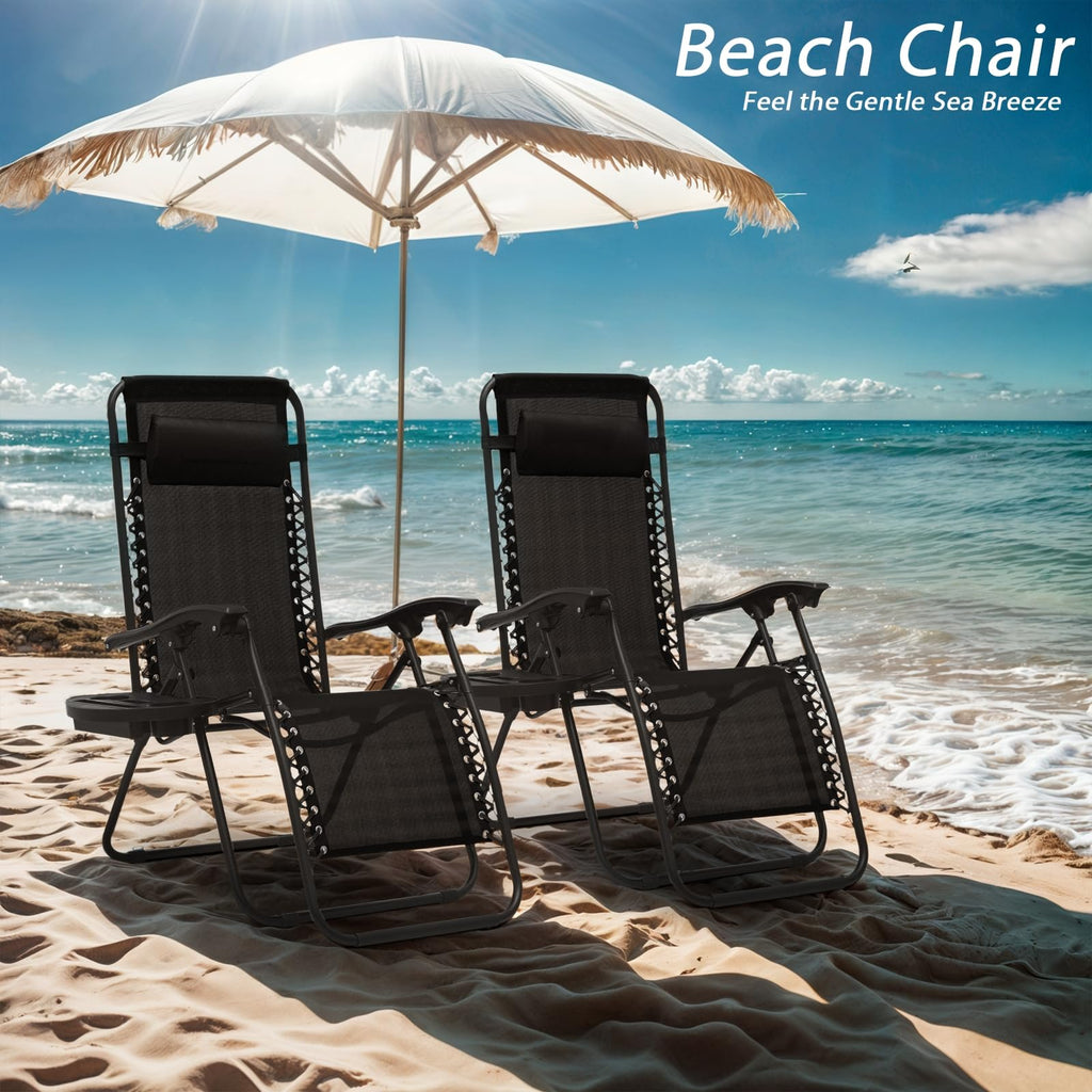Black Zero Gravity Lounge Chair E497