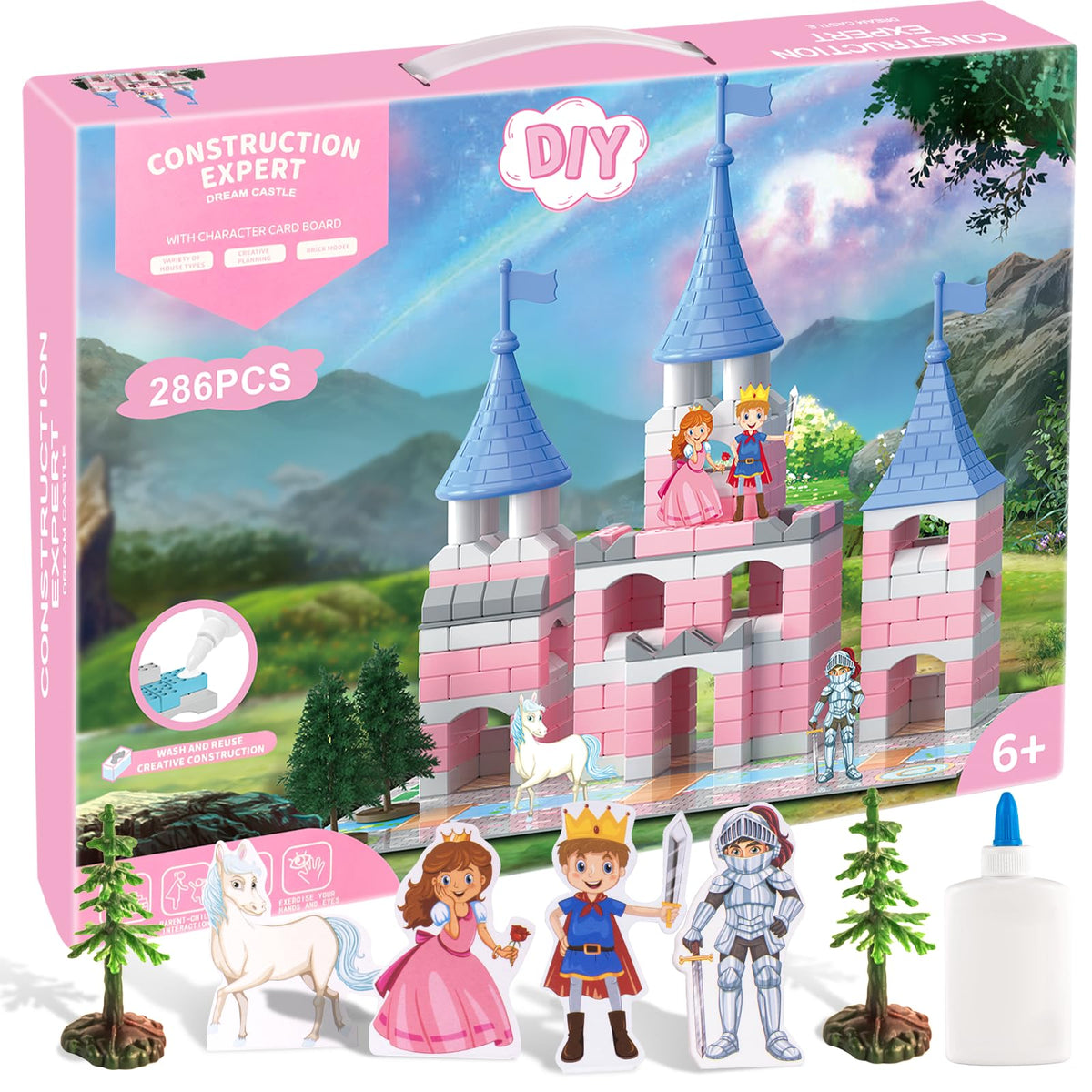 286 PCS Mini Brick Building Kit R412