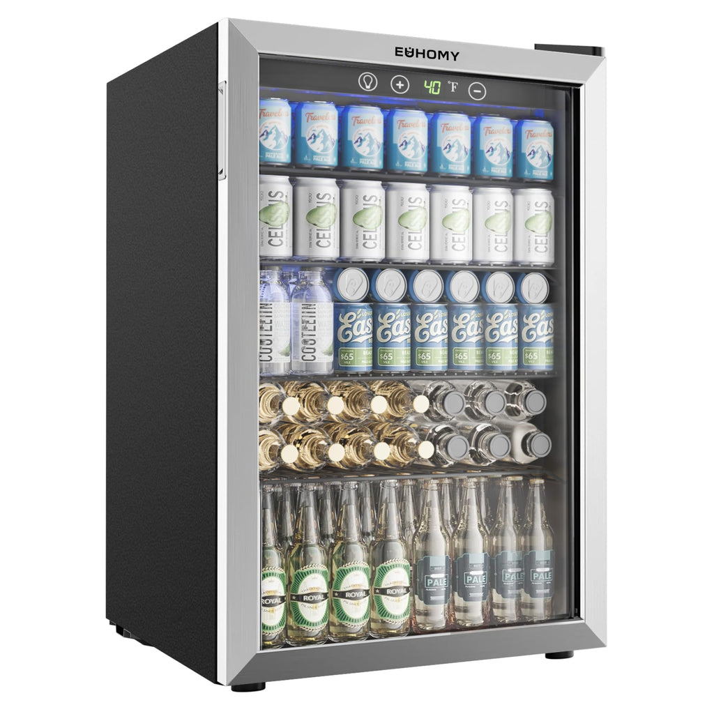 145 Can 4.5 Cu.ft Mini Fridge with Glass Door G876018