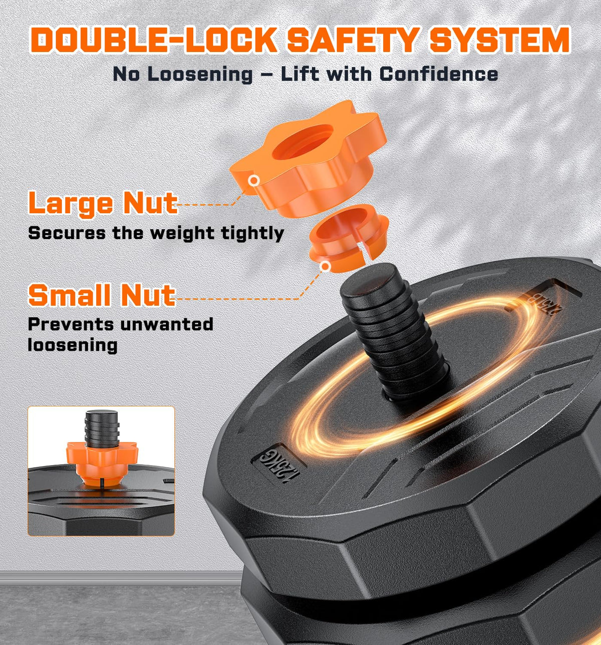 Adjustable Dumbbell Set with Connector X6585