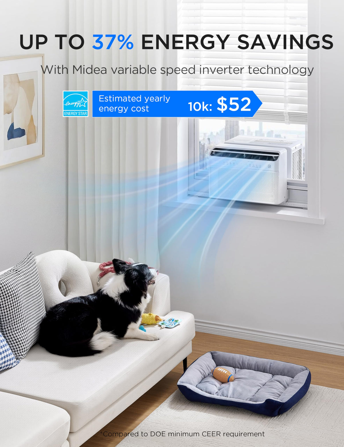 10,000 BTU Smart Inverter Window AC X132862