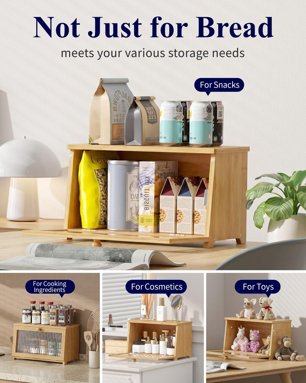 Wooden Bread Box C45493