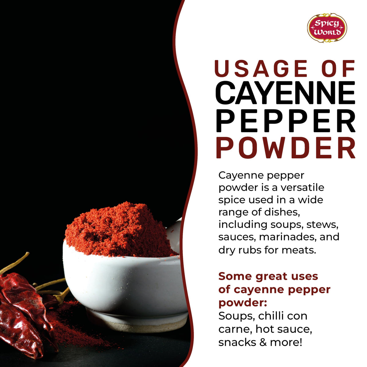 Cayenne Pepper Powder 10 Pound Bulk Bag H1816