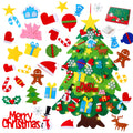 Felt Christmas Tree with 34 Ornaments B275545