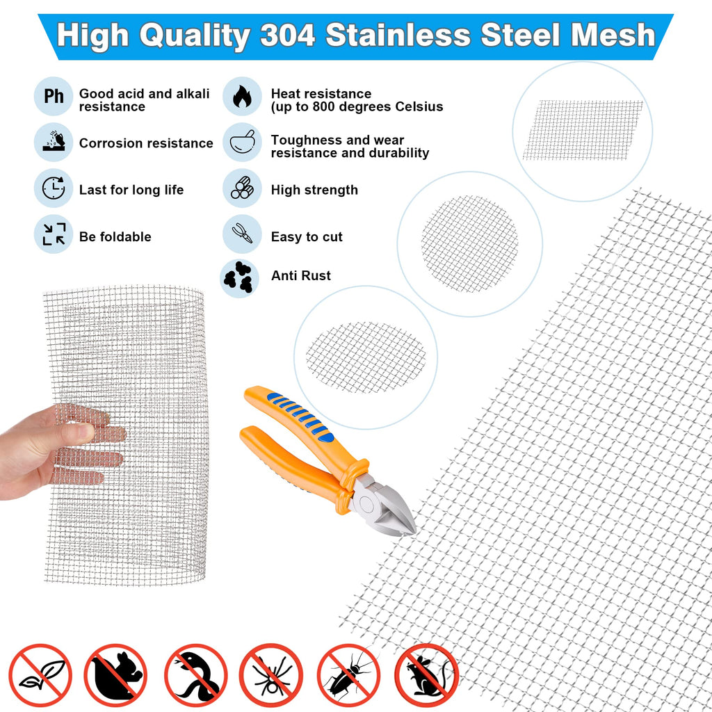 2Pack 5 Mesh 11 X 14.2 inch Crimped Mesh Screen I5678