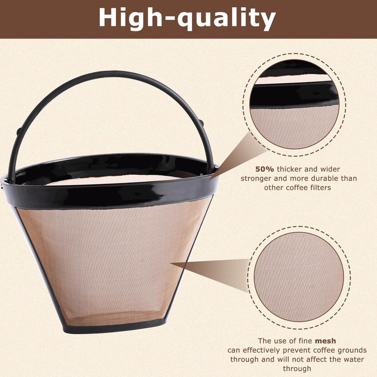 Reusable Coffee Filter 8-12 Cup U15793
