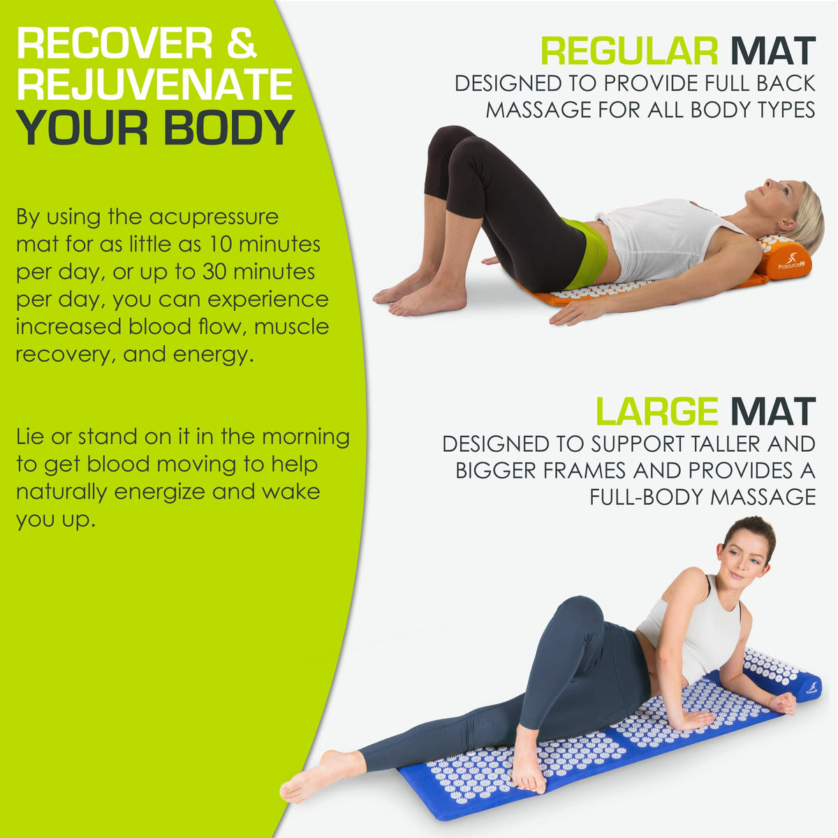Acupressure Mat and Pillow Set C343