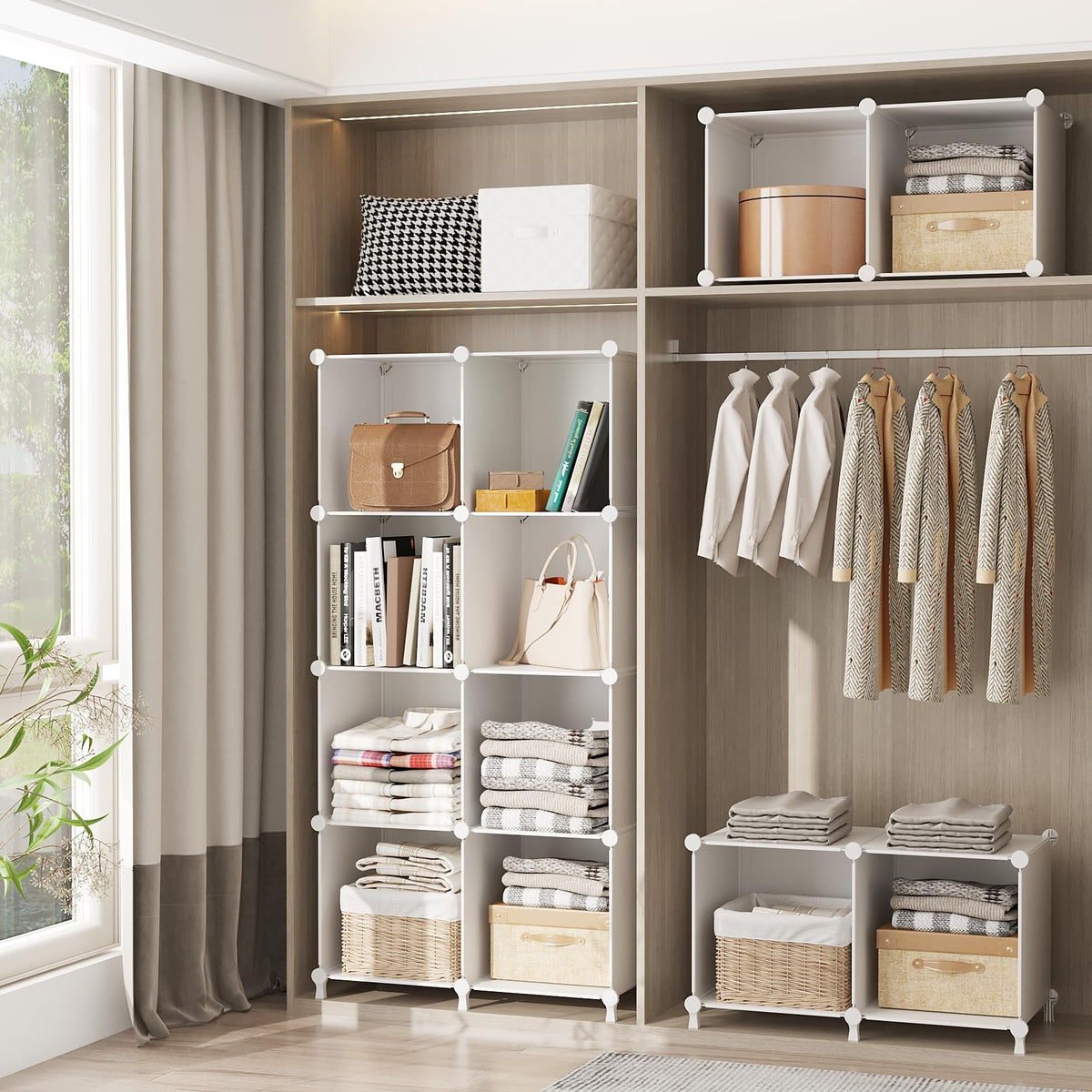 White 6 Cube Storage Organizer C860420