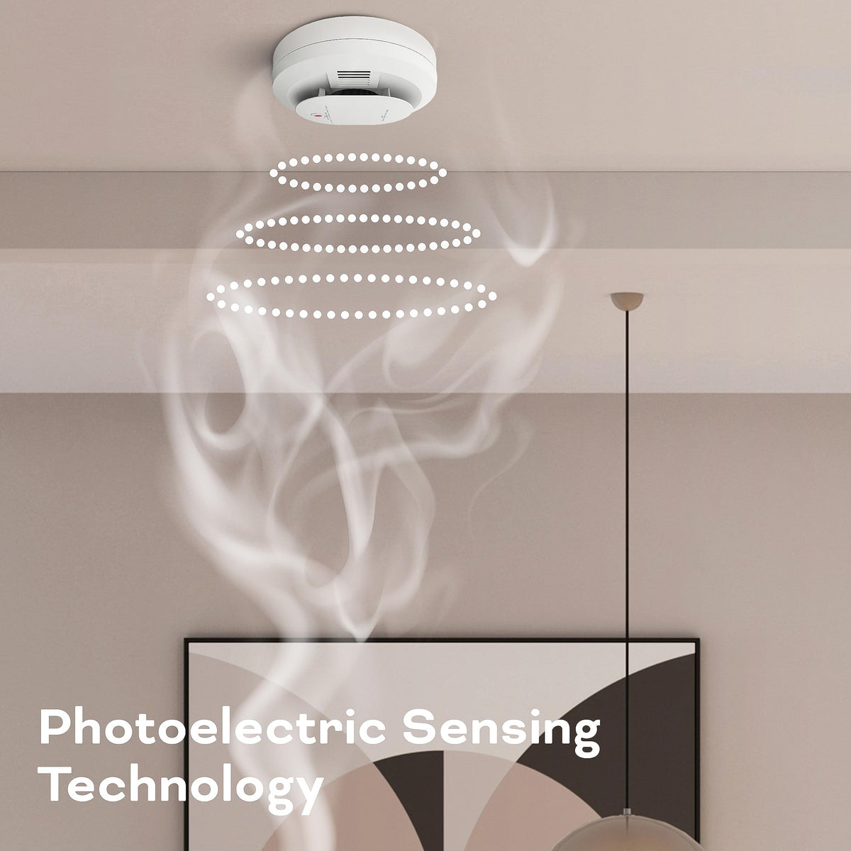Hardwired Smoke & Carbon Monoxide Detector with Battery Backup, 2 Pack U952433