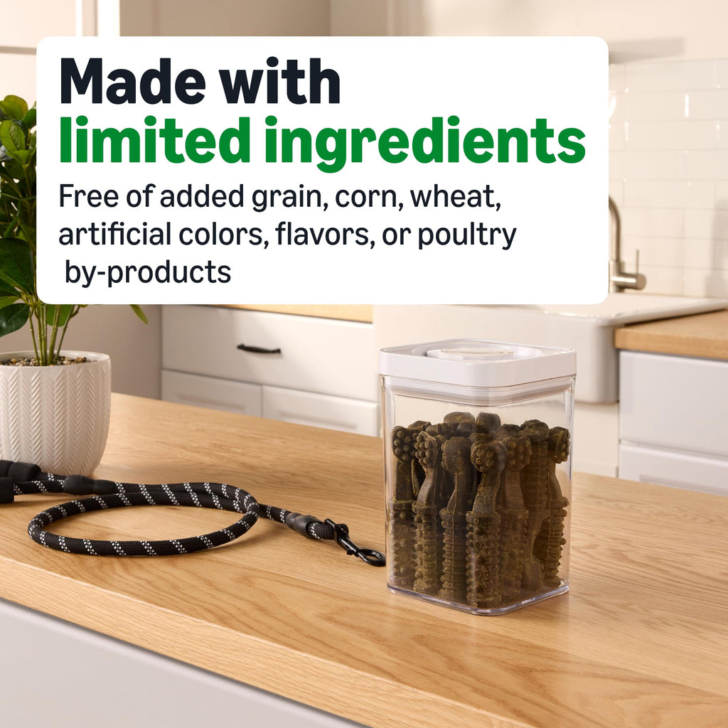 Unflavored Dental Dog Treats, 24 Count R3961