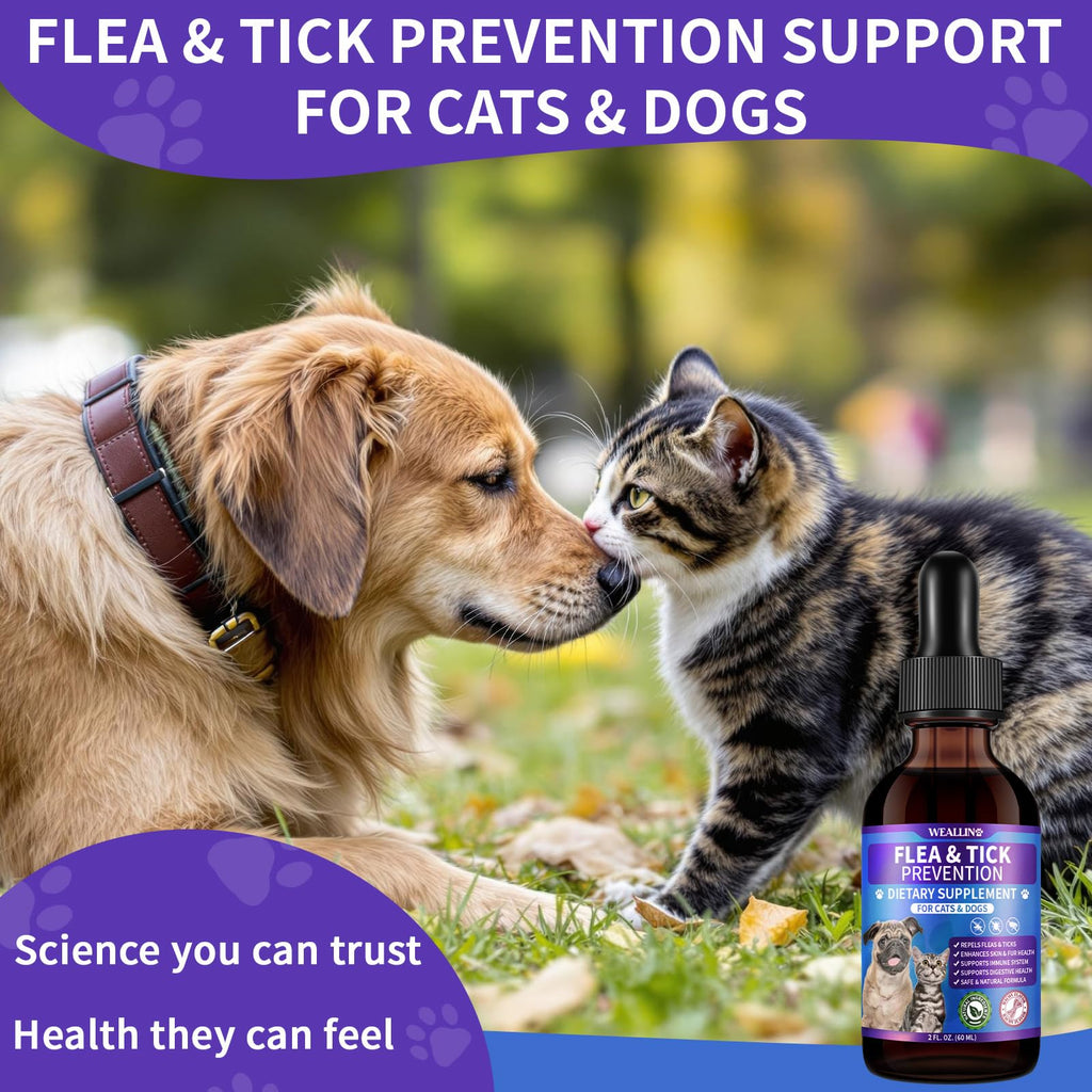 Flea and Tick Support for Dogs and Cats 60ml Z2253