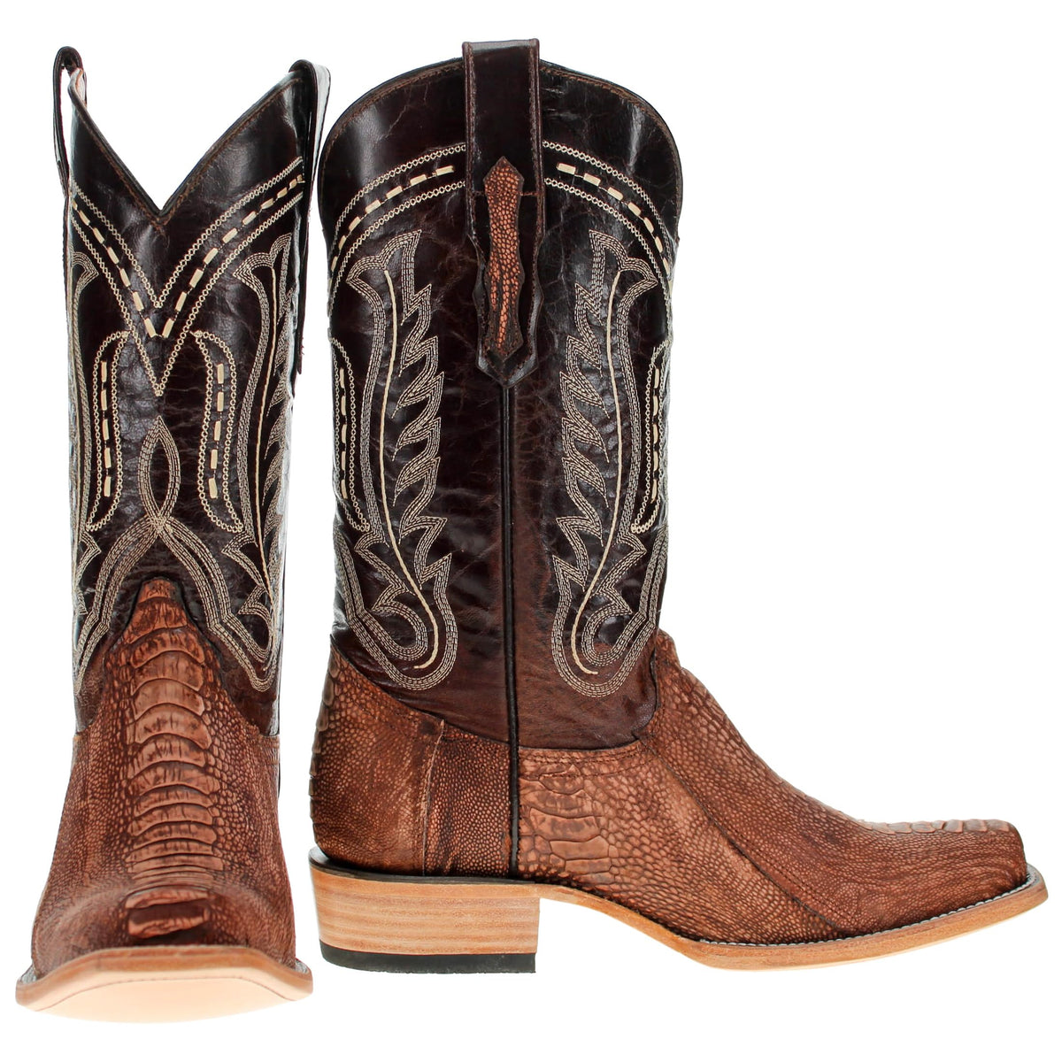 Leather Western Cowboy Boots M453
