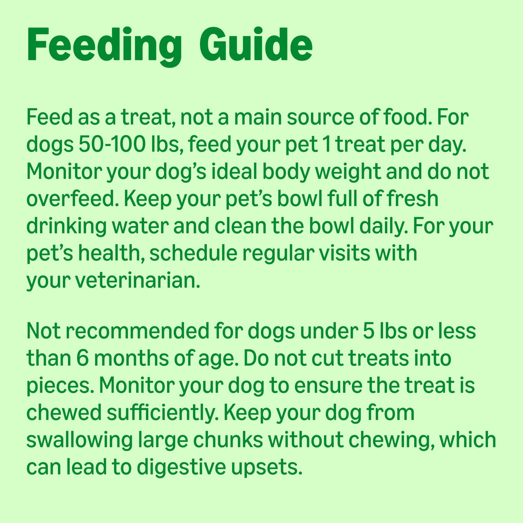 Unflavored Dental Dog Treats, 24 Count R3961