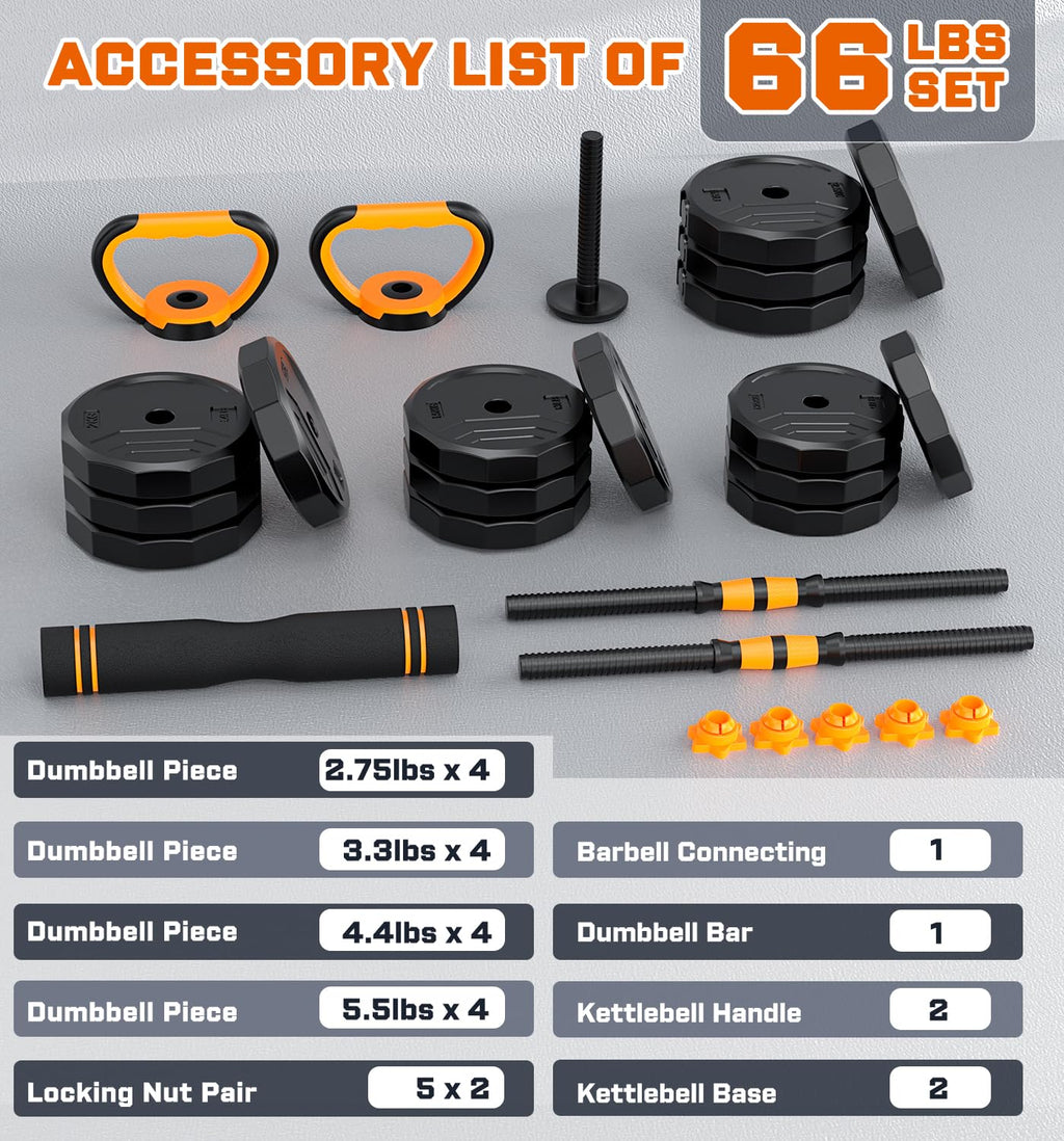 Adjustable Dumbbell Set with Connector X6585