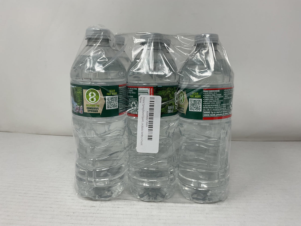 Sparkling Natural Spring Water 16.9-ounce 6 Count Z334