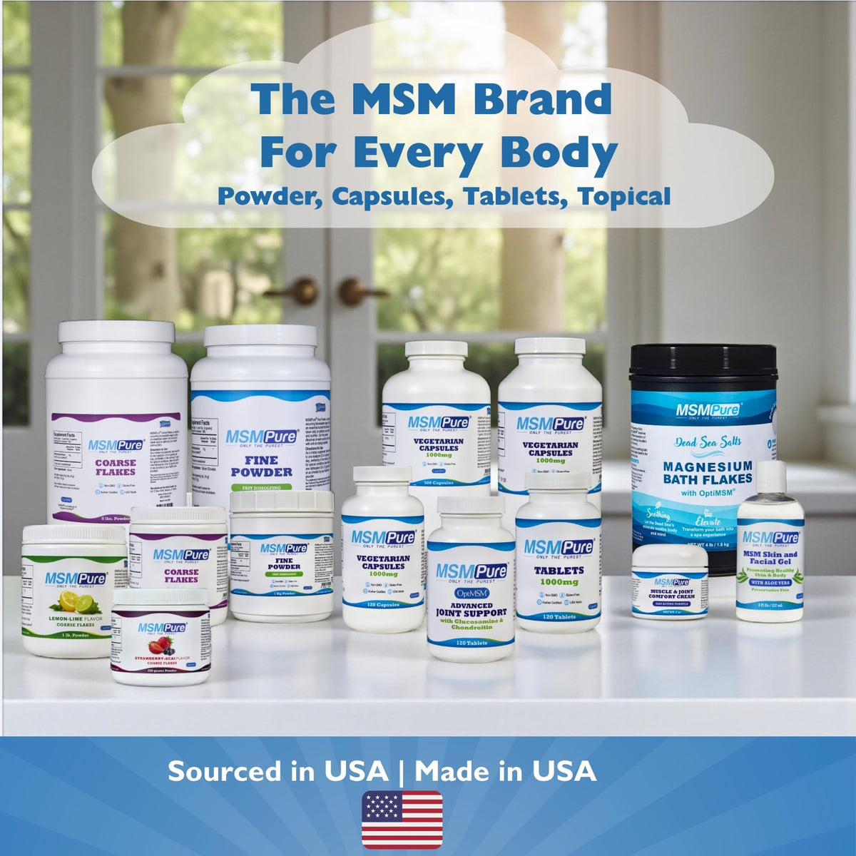 MSM Tablets 1000mg 120 Count F660