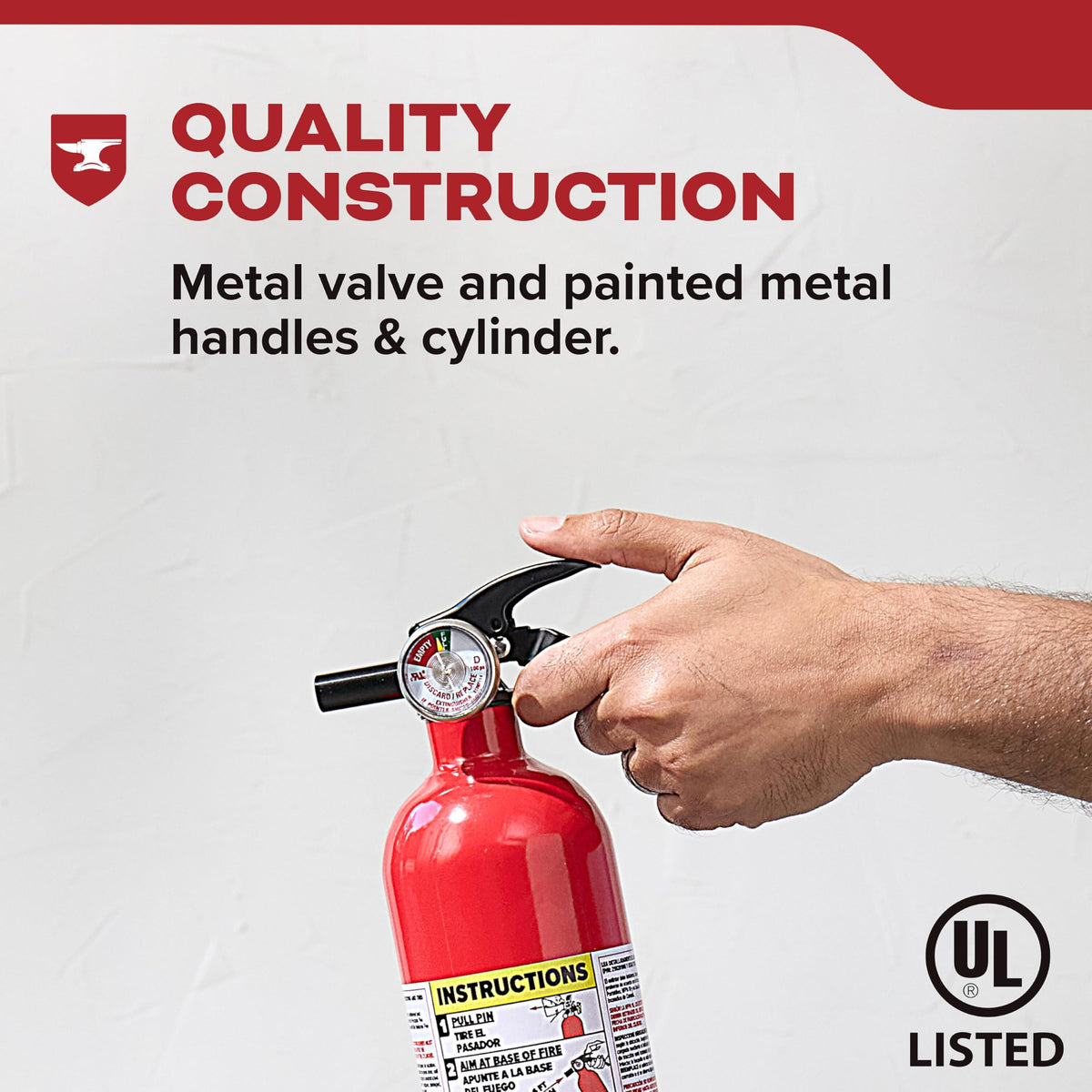Fire Extinguisher 1-A:10-B:C 1 Pack P827