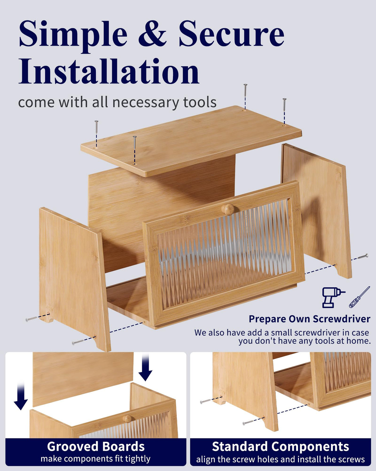 Wooden Bread Box C45493