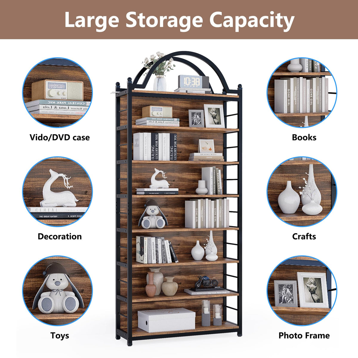 8-Tier CD Storage Rack F858809