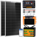 200 Watt 12V Solar Panel Starter Kit W257250