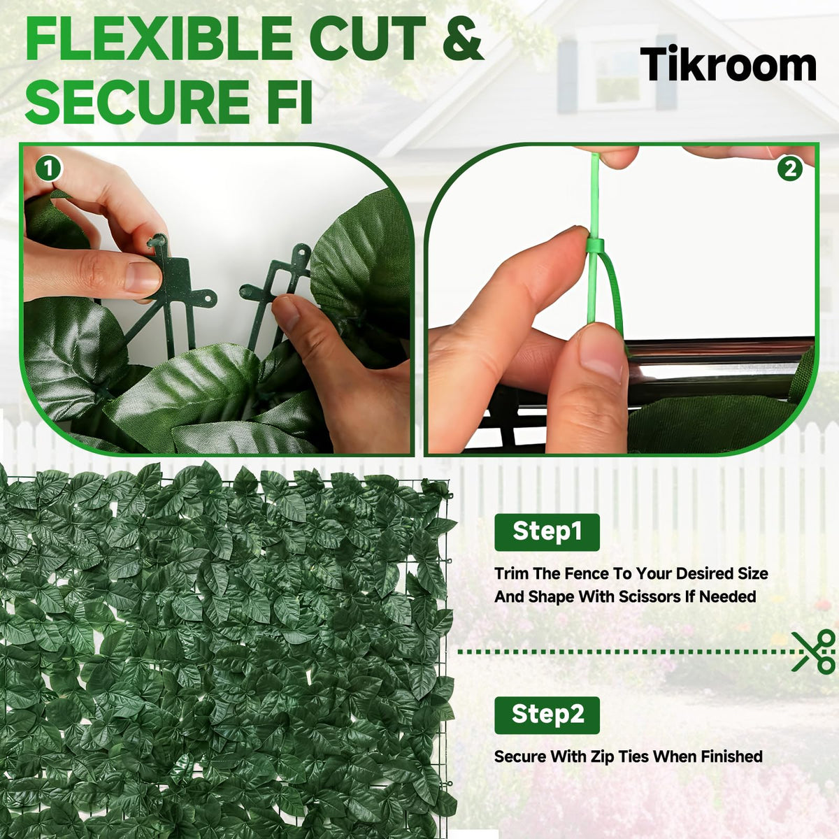 Artificial Ivy Privacy Fence Screen I6365