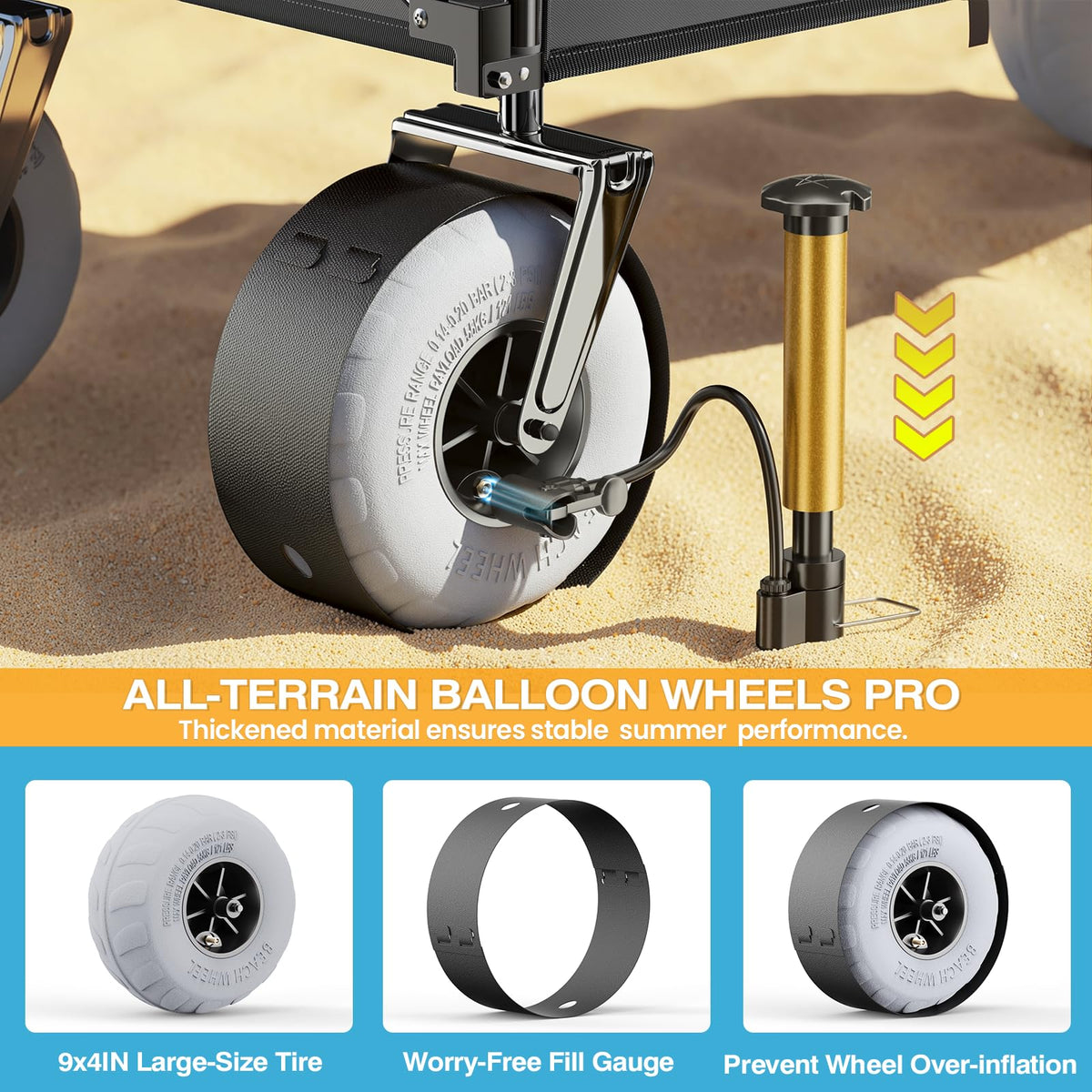 240L Beach Wagon with Balloon Wheels Z3871