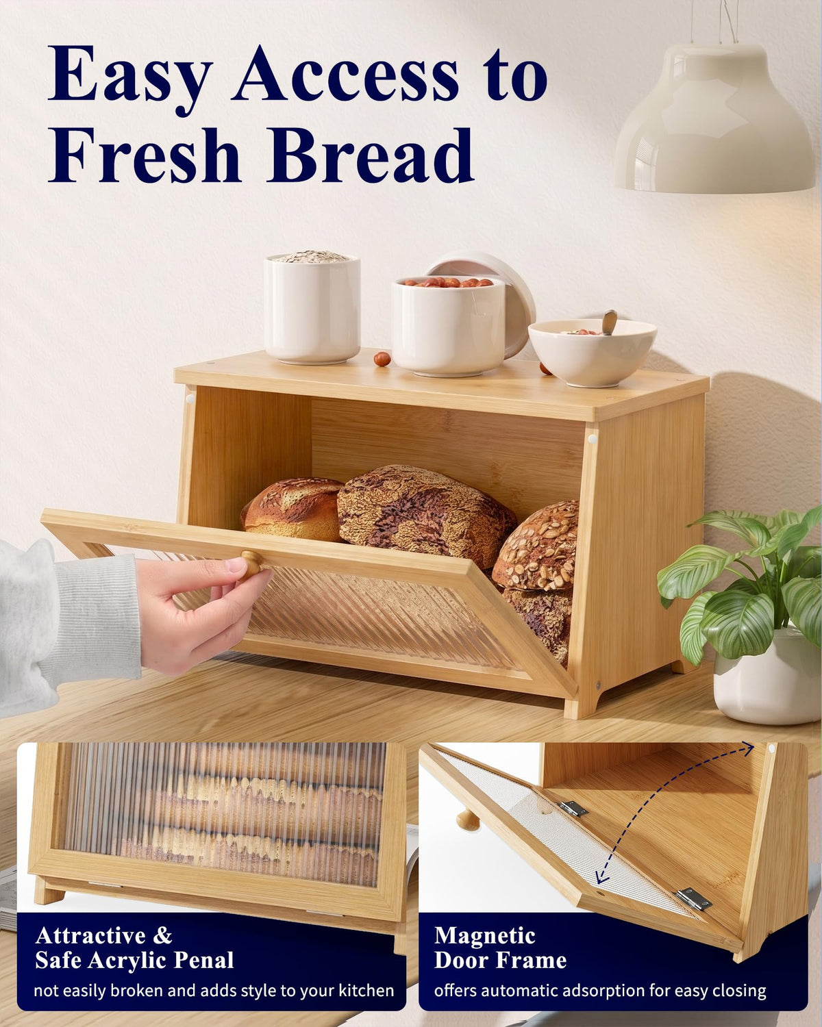 Wooden Bread Box C45493