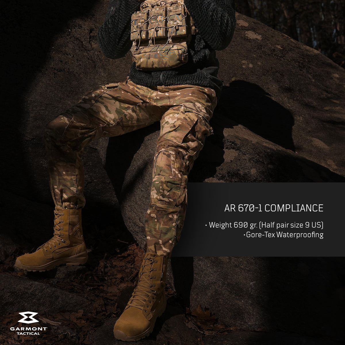 Suede Waterproof Combat Boots I60725