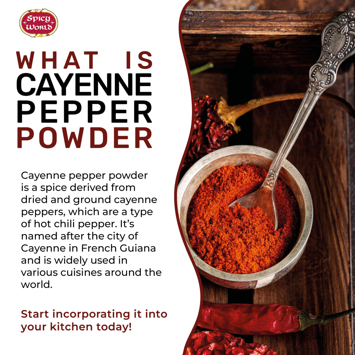 Cayenne Pepper Powder 10 Pound Bulk Bag H1816